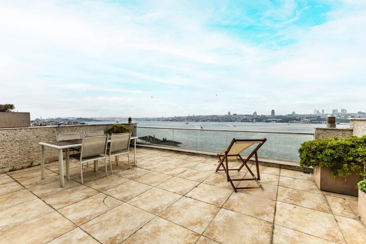 Duplex Flat W Panoramic Bosphorus View And Terrace Apartman Isztambul Kültér fotó
