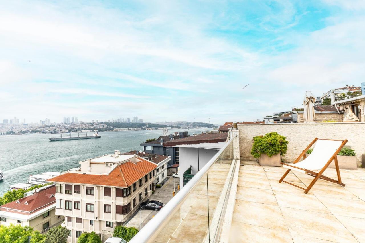 Duplex Flat W Panoramic Bosphorus View And Terrace Apartman Isztambul Kültér fotó