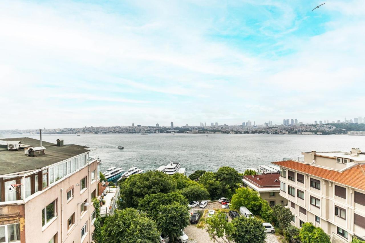 Duplex Flat W Panoramic Bosphorus View And Terrace Apartman Isztambul Kültér fotó